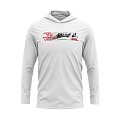 PAL Feel The Fishing Vibe Джерси с капюшоном белое #XL
